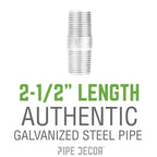 1 1/4 in. x 2 1/2 in. Galvanized Pipe