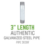 1/2 in. x 3 in. Galvanized Steel Nipple