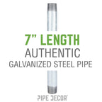 1/2 in. x 7 in. Galvanized Steel Nipple