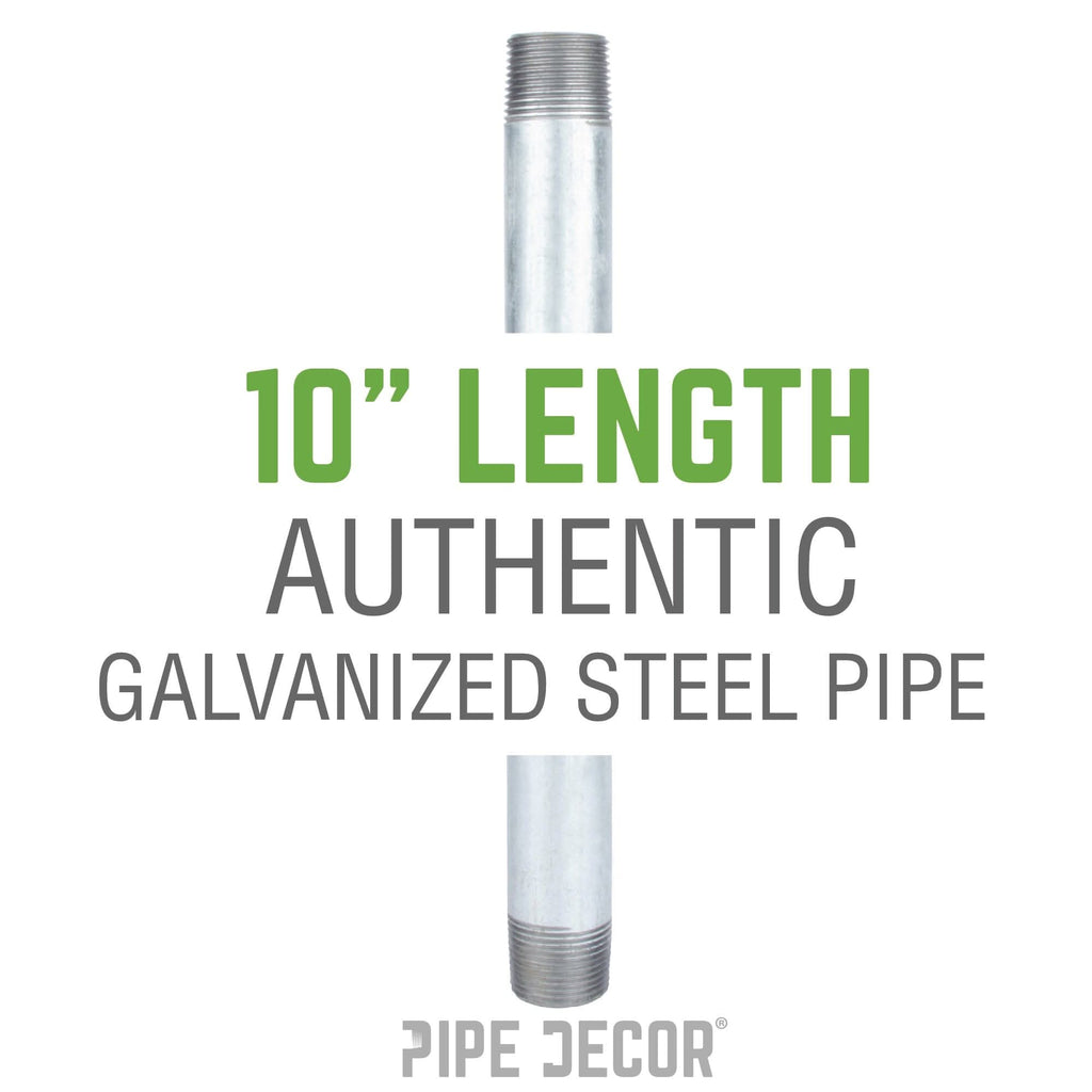1/4 in. x 10 in. Galvanized Pipe