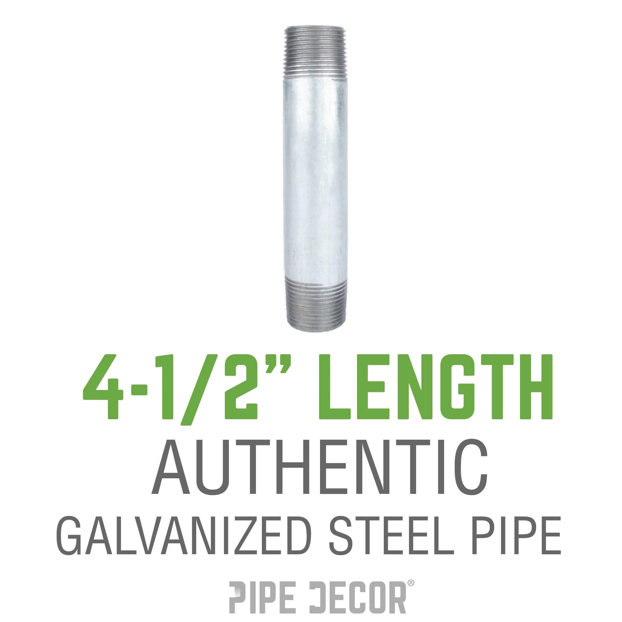 1/4 in. x 4 1/2 in. Galvanized Pipe