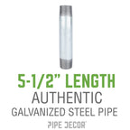 1/4 in. x 5 1/2 in. Galvanized Pipe