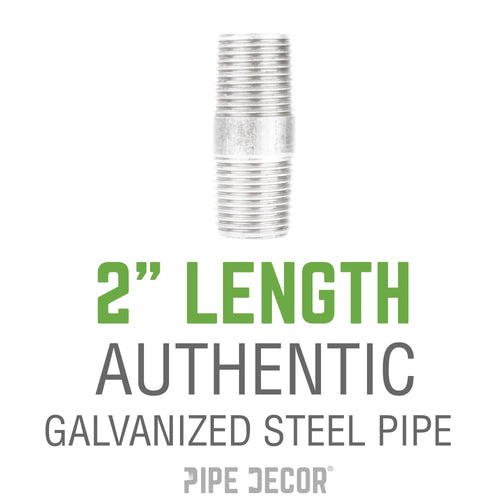 1 in. x 2 in. Galvanized Steel Nipple