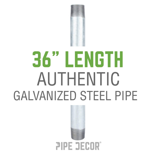 1 1/2 in. x 36 in. Galvanized Pipe