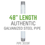 1 1/4 in. x 48 in. Galvanized Pipe