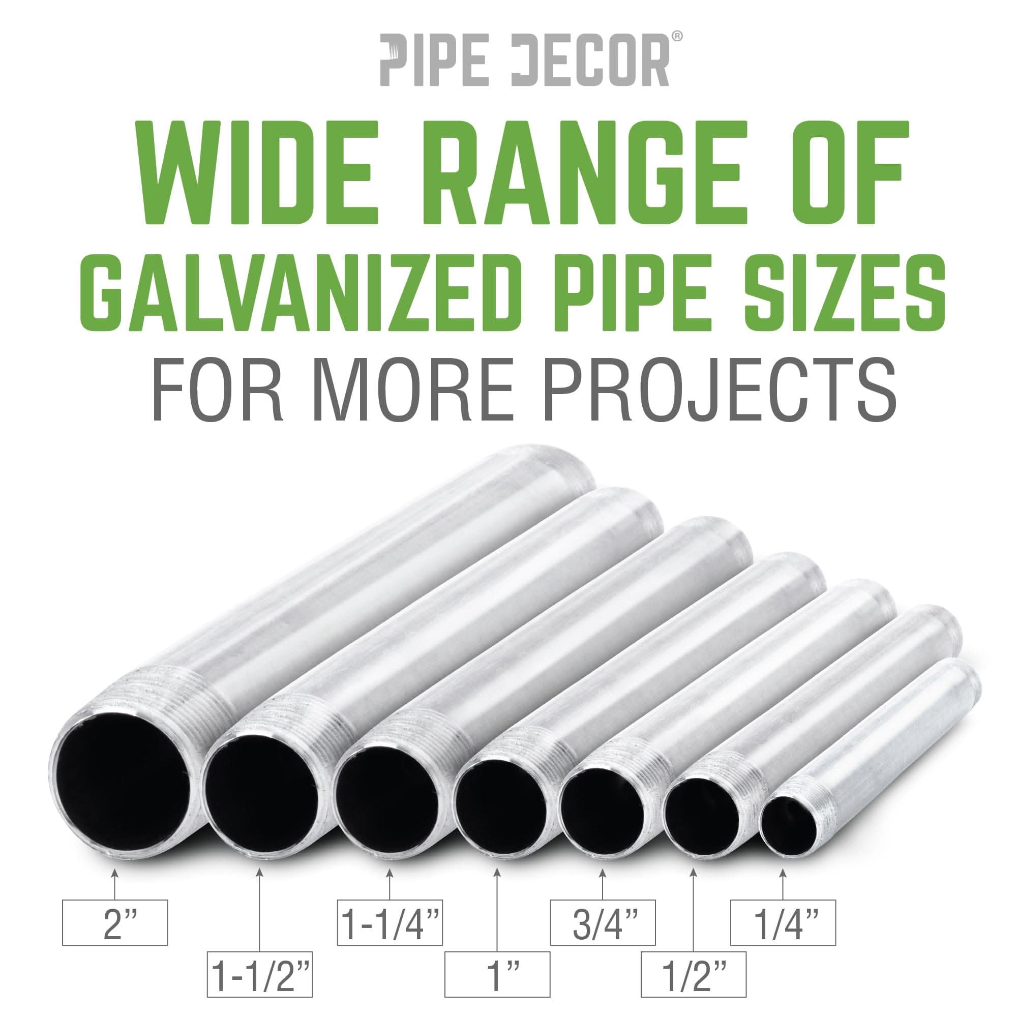 3/4 in. x 36 in. Galvanized Steel Pipe