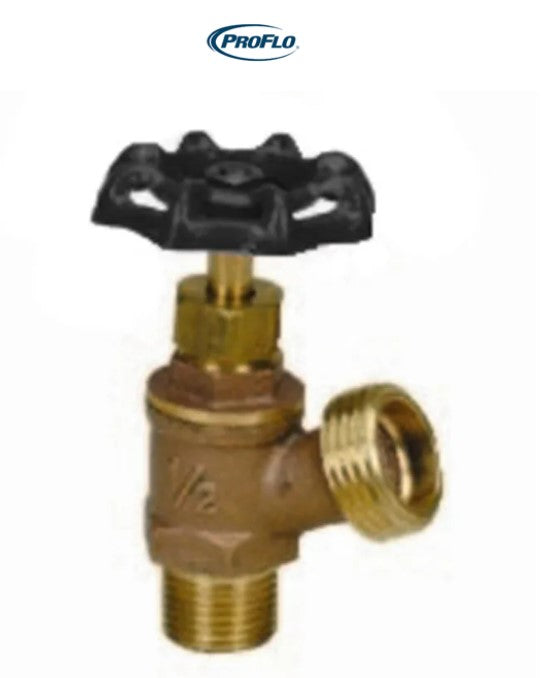 Proflo Pfx75dc 1/2" Hose Boiler Drain / Hose Bibb