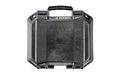 Pelican V100PF1 Vault Pistol Case |  Foam Pistol Cutout Polyurethane Foam |  Polypropylene Construction |  Black 12.28"x12.03"x 5.16" |  5.12 lbs