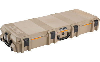 Pelican V730 Vault Tactical Rifle Case |  With Polyurethane Foam |  Polypropylene Construction |  Tan |  47.12"x19.18"x6.90" |  22.07 lbs