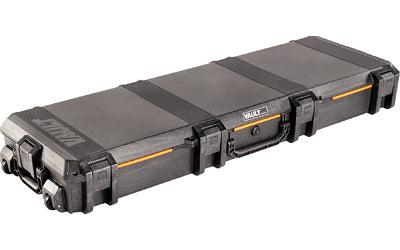 Pelican V800 Vault Double Rifle Case |  With Polyurethane Foam |  Polypropylene Construction |  Black |  56.11"x19.15"x 6.65" |  24.95 lbs