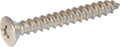 10 x 3/4 Phillips Oval Sheet Metal Screw 18-8 (A2) Stainless Steel