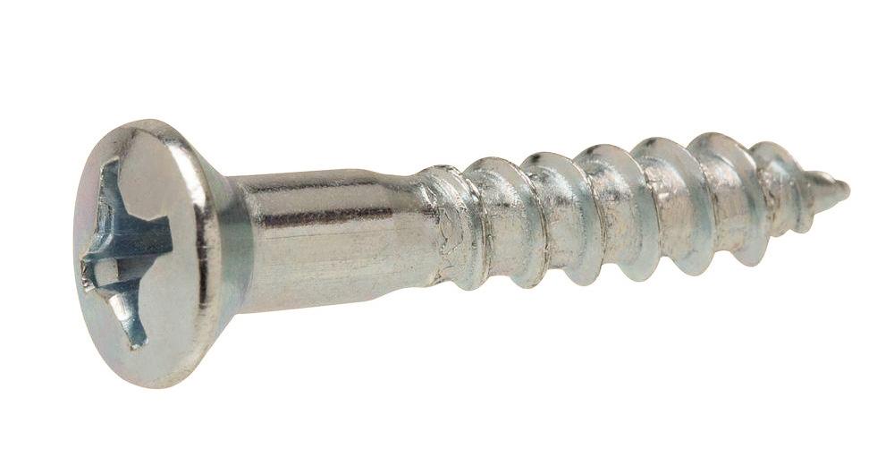 7 x 2 Phillips Oval Head Wood Screw Zinc Plated