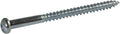 2 x 1/4 Phillips Round Head Wood Screw Zinc Plated