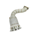 High Flow Catted 304 Stainless Exhaust Downpipe for Audi Q8 3.0T