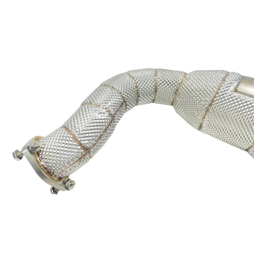 High Flow Catted 304 Stainless Exhaust Downpipe for Audi Q8 3.0T