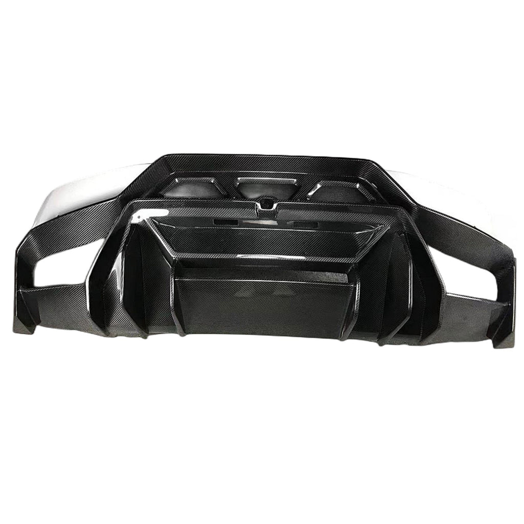 V Style Dry Carbon Fiber Rear Diffuser for Lamborghini Huracan LP 610