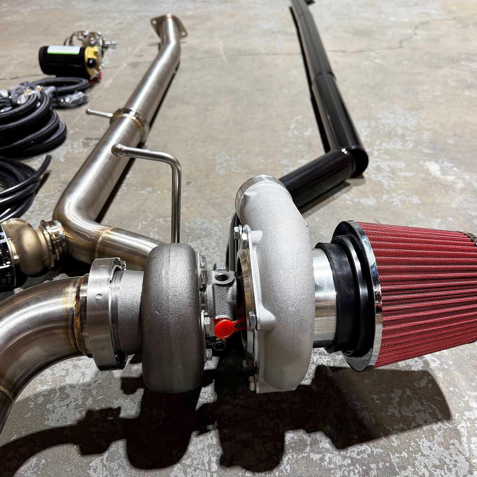 Rear Custom Mount Turbo Kit For Nissan 350Z Fairlady Z33 Infiniti G35 VQ35DE HR