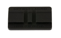 Reptilia AUS Offset Mount -  Anodized Finish -  Black -  Fits Aimpoint ACRO