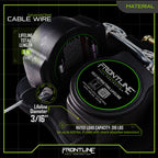 Frontline RPG082SLE Leading Edge Cable Twin Leg 8' SRL with Steel Snap Hook Ends