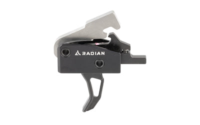 Radian Weapons Vertex Trigger |  Curved |  Black Trigger |  Silver Hammer |  Fits AR Rifles