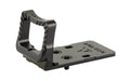 Radian Weapons Guardian |  Trijicon RMR Optic Guard Mount |  Fits MOS Glock |  Anodized Finish |  Black |  Includes Stealth Back Up Iron Sights