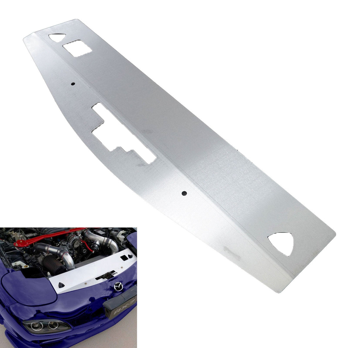 Mazda RX7 FD3S Aluminum CNC Upper Radiator Cooling Panel RX-7 93-95 US