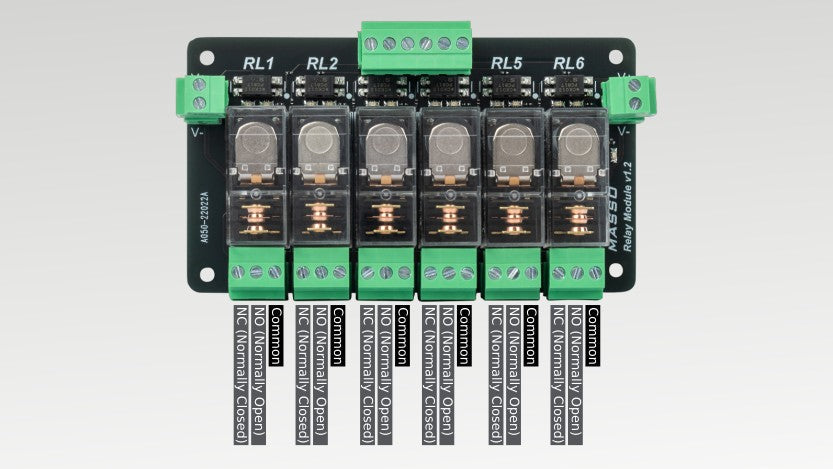 MASSO 6-Relay Module – 24VDC CNC Accessory Control