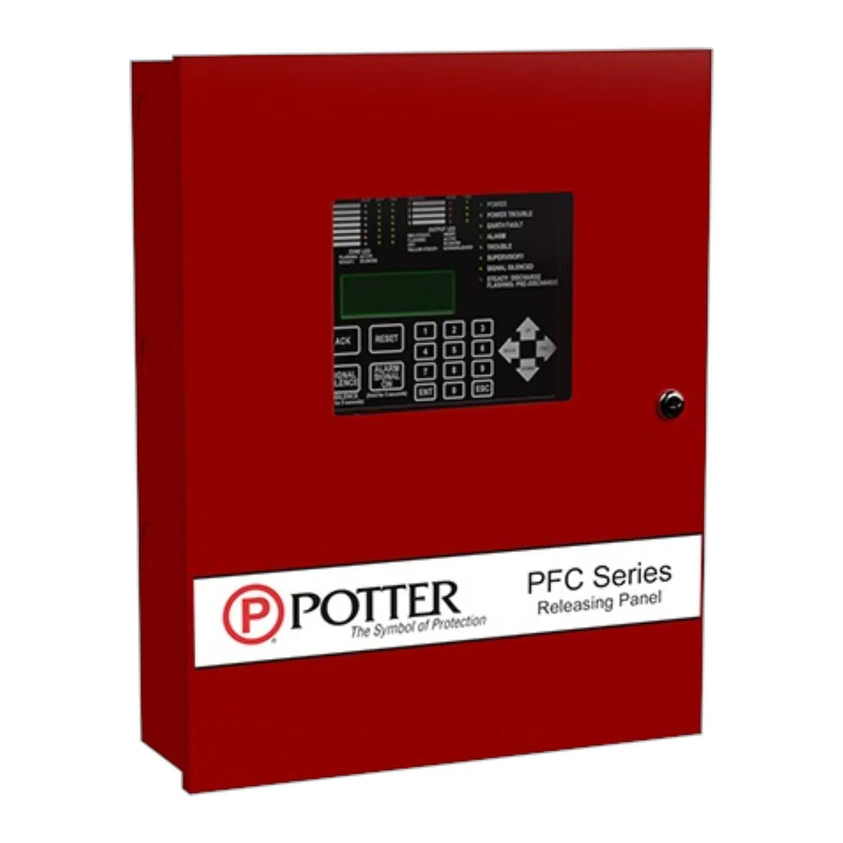 Release Control Panel Red for Fire Suppression System