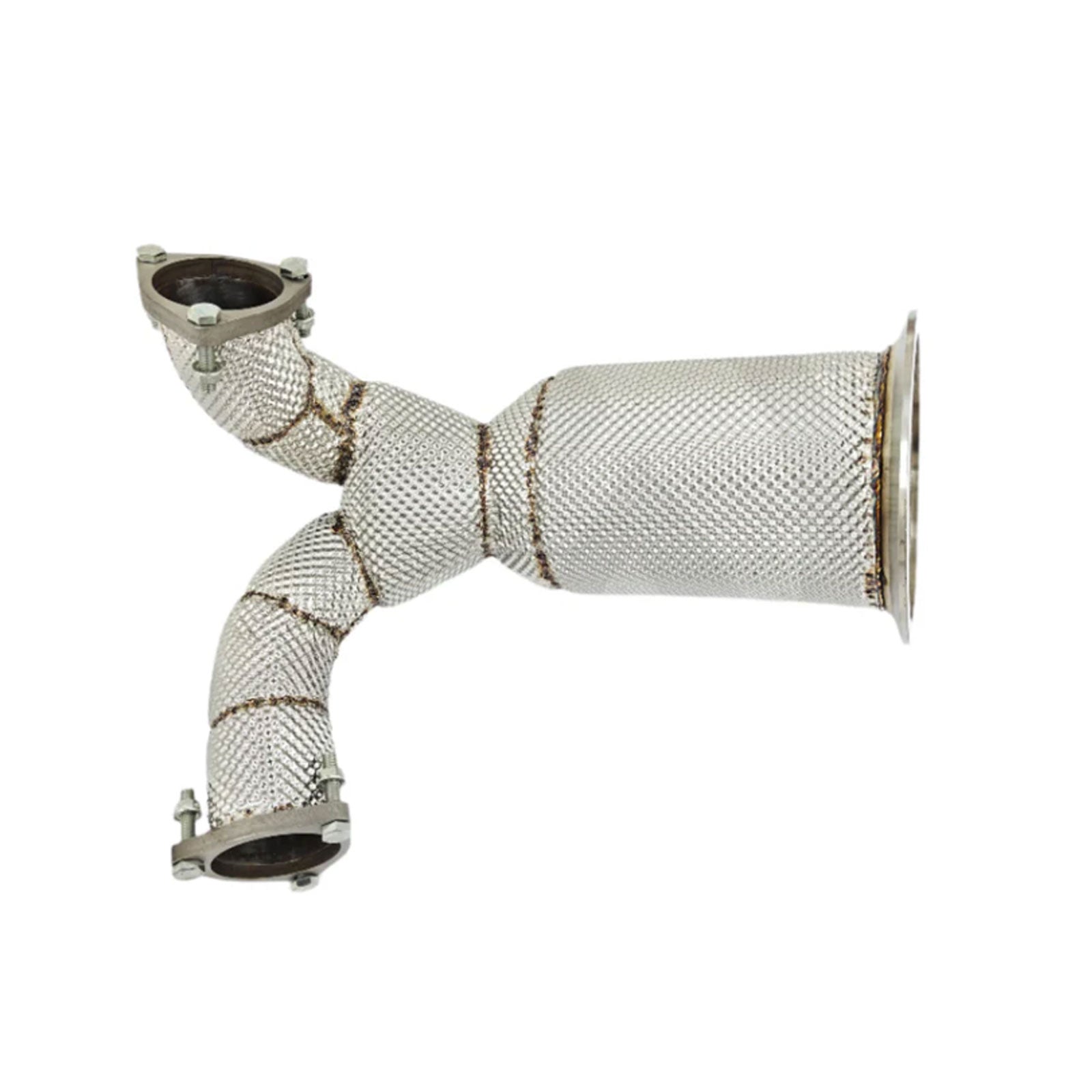 Catted Stainless Exhaust Downpipe for Audi S4 S5 B9 3.0T
