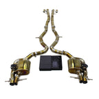 Titanium Valved Catback Exhaust System for Mercedes Benz S65 AMG W222 V12 6.0L
