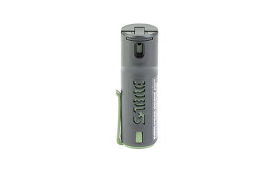 Sabre Fast Flip-Top Pepper Spray |  .54oz |  Black/Green |  Belt/Pocket Clip