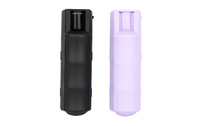 Sabre Pepper Gel |  Hard Case Combo Pack |  .54 Ounces |  1 Black and 1 Lavender |  Matte Finish