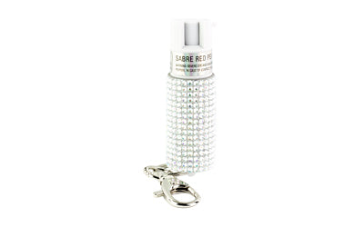 Sabre Jeweled |  .54oz |  Jeweled Black |  Snap Clip Keychain |  Twist Lock Safety