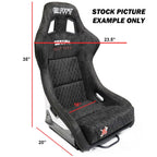 Café Bull Boost Adjustable Racing Lowered Ultra Max Bucket Seat with Slider Rails