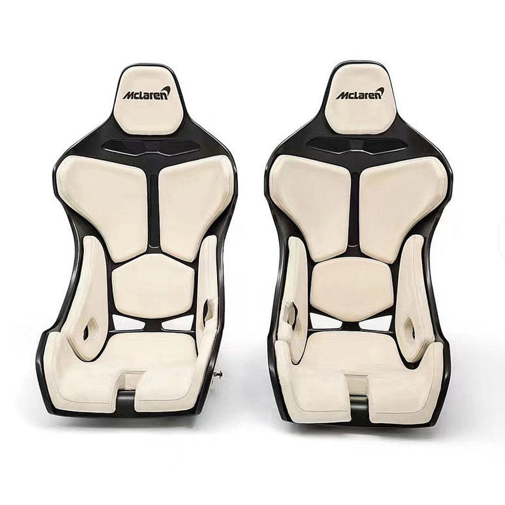 Senna Style Dry Carbon Fiber Racing Seats for McLaren 570S 570GT 600LT 720S P1 MP412C