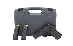 Sig Sauer P211 GT4 |  Semi-automatic |  Single Action Only |  Metal Frame Pistol |  Compact |  9MM |  4.2" Bull Barrel |  Nitron Finish |  Black |  Black G10 Grips |  Optic Ready with SIG-LOC PRO Footprint |  XRAY3 Day/Night Front Sight |  Black Fixed Rea