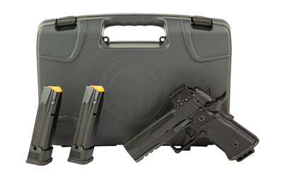 Sig Sauer P211 GT4 |  Semi-automatic |  Single Action Only |  Metal Frame Pistol |  Compact |  9MM |  4.2" Bull Barrel |  Nitron Finish |  Black |  Black G10 Grips |  Optic Ready with SIG-LOC PRO Footprint |  XRAY3 Day/Night Front Sight |  Black Fixed Rea