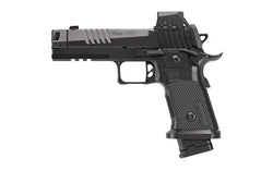 Sig Sauer P211 GTO |  Semi-automatic |  Single Action Only |  Metal Frame Pistol |  Full Size |  9MM |  4.4" Barrel |  MACH3D Compensator |  Nitron Finish |  Blackout |  SIG-LOC PRO Optics Ready Slide |  X-RAY3 Day/Night Sights |  G10 Grips |  Manual Safe