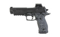 Sig Sauer P226 X-Five Extreme |  Semi-automatic |  Single Action Only |  Metal Frame Pistol |  Full Size |  9MM |  5" Barrel |  Nitron Finish |  Black |  ROMEO X Sight |  XRAY3 Day/Night Sights |  Optics Ready Slide |  SIG-LOC Pro Footprint |  G10 Grips |