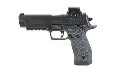 Sig Sauer P226 X-Five Extreme |  Semi-automatic |  Single Action Only |  Metal Frame Pistol |  Full Size |  9MM |  5" Barrel |  Nitron Finish |  Black |  ROMEO X Sight |  XRAY3 Day/Night Sights |  Optics Ready Slide |  SIG-LOC Pro Footprint |  G10 Grips |