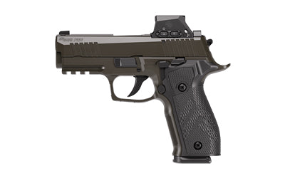 Sig Sauer P226-XCARRY LEGION |  Semi-automatic |  Double Action/Single Action |  Metal Frame Pistol |  Carry Size |  9MM |  3.8" Barrel |  Cerakote Finish |  Legion Gray |  Sig-Loc Pro Romeo-X Compact Optic |  X-Ray 3 Night Sights |  Manual Safety |  G10