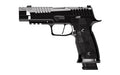 Sig Sauer P320 SXG RESERVE |  Semi-automatic |  Striker Fired |  Metal Frame Pistol |  Full Size |  9MM |  3.9" Barrel |  Slide Integrated Compensator |  High Polish DLC Finish |  Black |  SXG Grip Module |  GridLOK Grip Panels |  X-RAY3 Night Sights |  G
