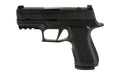 Sig Sauer P320 XCOMPACT |  Striker Fired |  Semi-automatic |  Polymer Frame Pistol |  9MM |  3.6" Barrel |  Nitron Finish |  Black |  Modular X Grip |  XRAY3 Night Sights |  10 Rounds |  XSeries Flat Trigger |  Optics Ready w/ R2 Base Plate |  2 Magazines