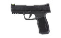 Sig Sauer P322 |  Semi-automatic |  Single Action Only |  Polymer Frame Pistol |  Full Size |  22 LR |  4" Barrel |  Anodized Finish |  Black |  Adjustable Fiber Optic Sights |  Optic Ready |  Threaded Barrel Adapter |  20 Rounds |  2 Magazines