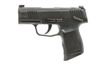 Sig Sauer P365 |  Striker Fired |  Semi-automatic |  Polymer Frame Pistol |  Sub-Compact |  9MM |  3.1" Barrel |  Nitron Finish |  Black |  XRAY3 Night Sights |  Manual Thumb Safety |  10 Rounds |  2 Magazines