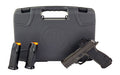 Sig Sauer P365 AXG LEGION |  Striker Fired |  Semi-automatic |  Metal Frame Pistol |  Sub-Compact |  9MM |  3.1" Barrel |  Cerakote Finish |  Legion Gray |  AXG Grip Module |  G10 Grips |  XRAY3 Day/Night Sights |  Romeo-X SIG-LOC Compact Optic |  Slide I