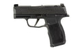 Sig Sauer P365X |  Striker Fired |  Semi-automatic |  Polymer Framed Pistol |  Sub-Compact |  9MM |  3.1" Barrel |  Matte Finish |  Black |  X-Ray 3 Night Sights |  Optic Ready |  Manual Safety |  10 Rounds |  2 Magazines