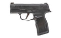 Sig Sauer P365X |  Striker Fired |  Sub-Compact |  Polymer Frame Pistol |  Subcompact |  9MM |  3.1" Barrel |  Matte Finish |  Black |  X-Ray 3 Night Sights |  Optic Ready |  12 Rounds |  2 Magazines