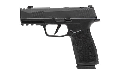 Sig Sauer P365 XMACRO |  Striker Fired |  Semi-automatic |  Polymer Frame Pistol |  Sub-Compact |  9MM |  3.1" Barrel |  Nitron Finish |  Black |  XRAY3 Day/Night Sights |  Integrally Compensated Optic Ready Slide |  17 Rounds |  2 Magazines