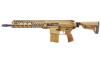 Sig Sauer MCX SPEAR |  Semi-automatic Rifle |  6.8X51 |  16" Barrel |  SLX/SLH QD Flash Hider |  Anodized Finish |  Coyote |  Side Folding Stock |  M-LOK Handguard |  2-Stage Matchlite Duo Trigger |  Ambidextrous Controls |  20 Rounds |  1 Magazine